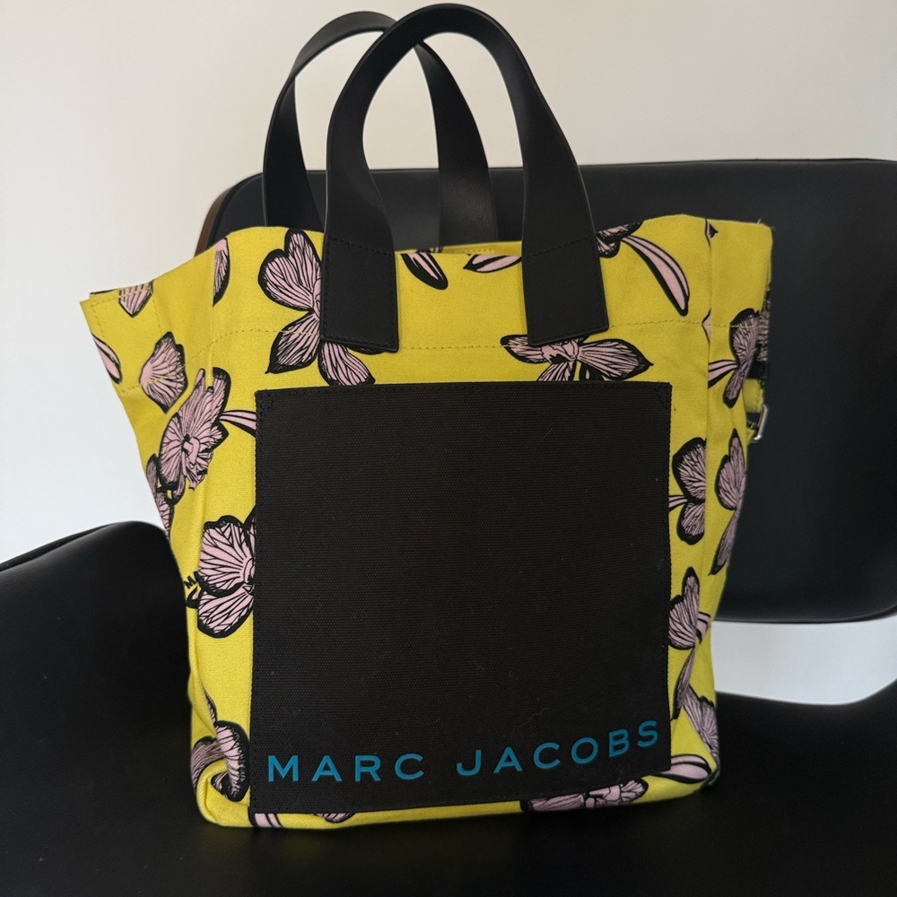 Marc Jacobs Yellow Floral Tote Bag